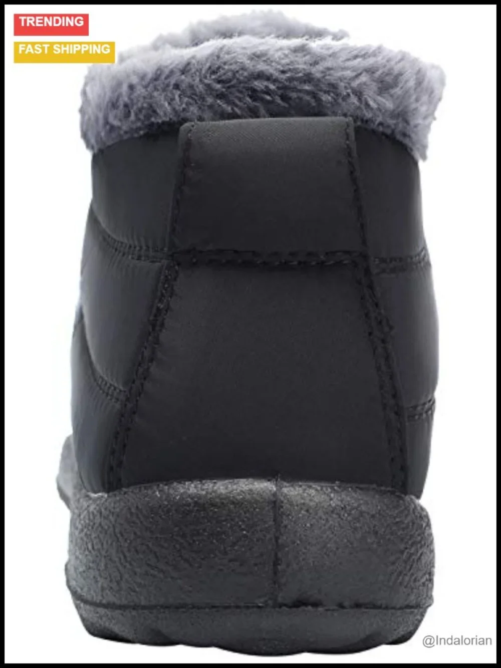 Waterproof Snow Boots Ankle Bootie Anti-Skid Indoor Outdoor Winter